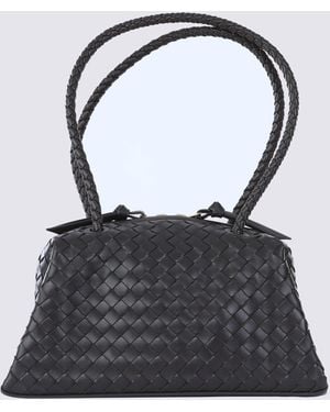 Bottega Veneta Leather Tokyo Pouch - Black