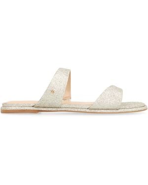 MICHAEL Michael Kors Leather Sandals Jaida Cow Hide - White
