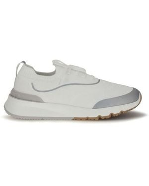 Brunello Cucinelli Cotton Athletic Trainers - White