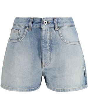 Off-White c/o Virgil Abloh Doll Denim Shorts Cotton Bermuda - Blue