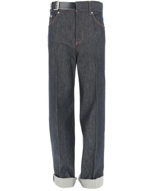 Stella McCartney Raw Belt Jeans - Gray