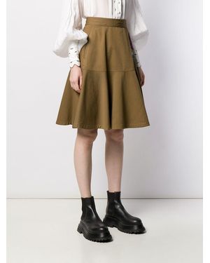 Valentino X Undercover Sequin Embroidery Skirt - Natural