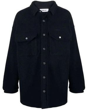 Ambush Marabou Coat Clothing - Blue