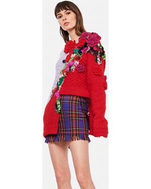 Roberta Einer Blossom Dress - Red