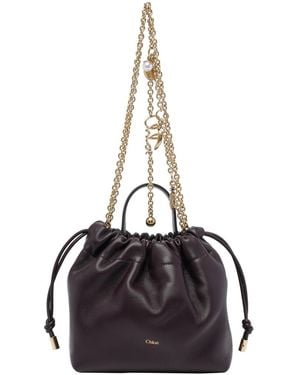 Chloé Mini Chloe Icons Shoulder Bag - Black