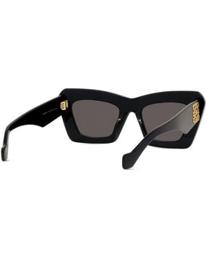 Loewe Lw40145I 01A Balck Acetate Occhiali Da Sole - Black