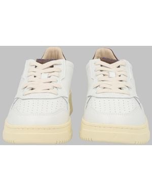 Autry Sneakers Medalist Low Cow Leather Sneakers - Metallic