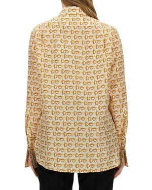 Burberry Shirt B Mulberry Silk - Natural