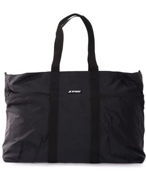 K-Way Saint Malo Tote Bag Handbag - Black