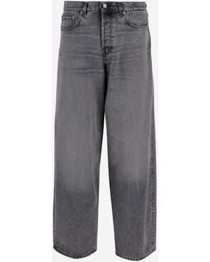 Haikure Cotton Denim Jeans - Gray