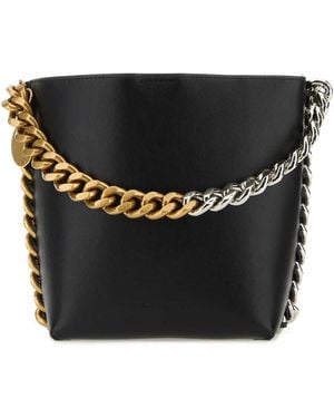 Stella McCartney Biscuit Alter Suede Bucket Bag in Brown | Lyst