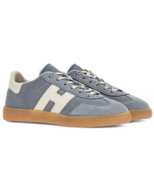 Hogan Cool Leather Trainers - Blue