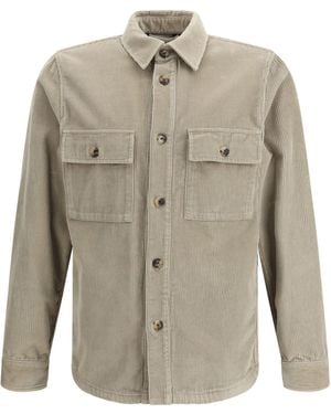 Jacob Cohen Corduroy Overshirt - White