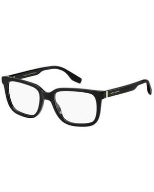 Marc Jacobs Eyeglasses Square Full Rim, Frame And Clear Demo Lenses Lens Marc685080700 Sunglasses - Black