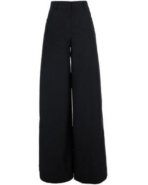 MSGM Pants Popeline - Black