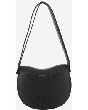 Burberry Small Rocking Horse Calfskin Bag Shoulder - Black