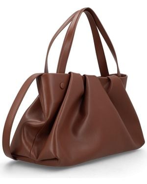 THEMOIRÈ Shoulder Bag Athena Recycled Polyester - Brown