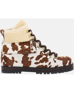 Odissi Boots Calf Leather Pl - White