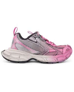 Balenciaga 3Xl Low-Top Mesh Sneakers - Purple