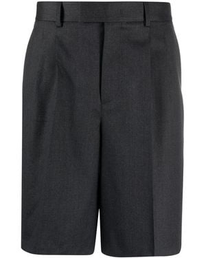 Valentino Stripe-Detail Knee-Length Shorts - Black