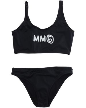 MM6 by Maison Margiela Swimsuit Nylon Elastane Swimsuits - Black