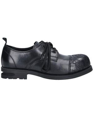Kiko Kostadinov Atro Leather Derby Shoes - Black