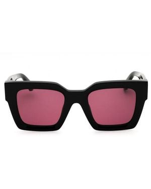 Off-White c/o Virgil Abloh Sunglasses Square Full Rim, Frame And Burgundy Lens Oeri13Ijackson1028 - Pink