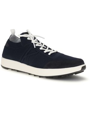 Kiton Knit Trainers - Blue
