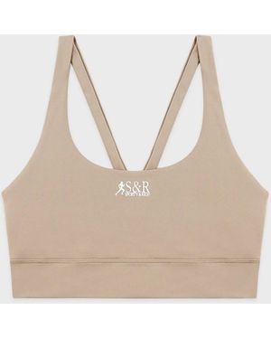 Sporty & Rich Sr Runner Active Bra - White