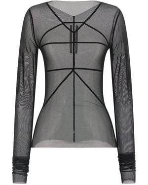 Rick Owens Nylon Cardigan Clothing - Gray