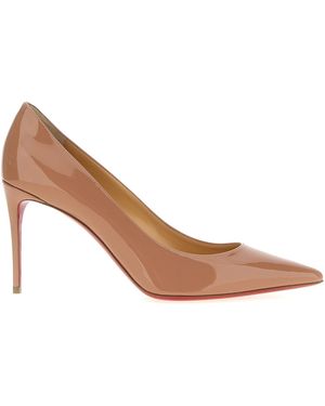 Christian Louboutin Calfskin High Heel Court Shoes - Brown