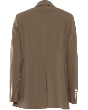 Circolo 1901 Fleece Jacket Cotton Elastane - Brown