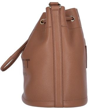 Marc Jacobs The Large Leather Bucket Bag - Brown