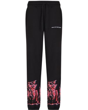 IHS Flames Sweatpants Pants - Black