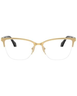Versace Frame And Lens Eyeglasses - Metallic