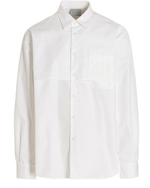 VTMNTS Barcode Shirt Cotton Shirt, Blouse - White