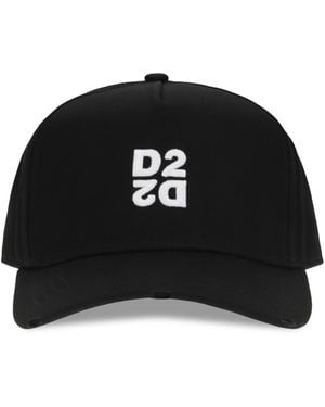 DSquared² Logo Baseball Cap - Black