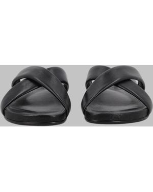 Saint Laurent Sandal Nichols Lamb Leather - Grey