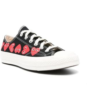 Comme des Garçons Comme Des Garã§Ons Play X Converse Chuck 70 Ox Sneakers Shoes - White