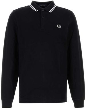 Fred Perry Piquet Polo Shirt - Blue
