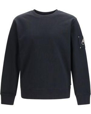 Moose Knuckles Hartsfield Crewneck Sweatshirt - Blue