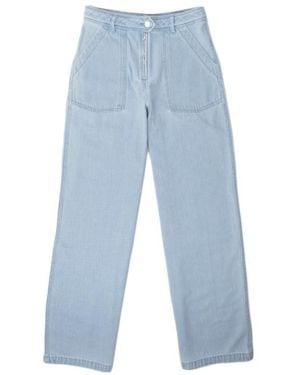 Officine Generale Philippa Chino Pants - Blue