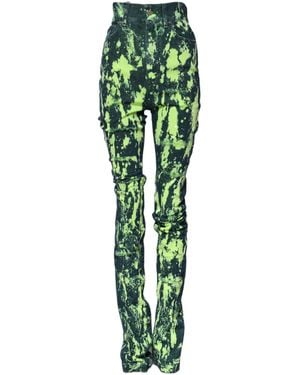 Dolce & Gabbana Distressed Slim Fit Jeans - Green
