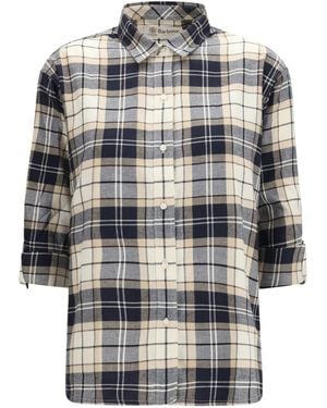 Barbour Elishaw Check Shirt Cotton - Gray