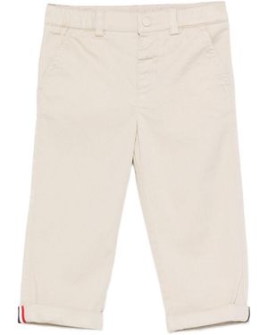 Moncler Boys Cotton Pants Cotton; Elastane - Natural