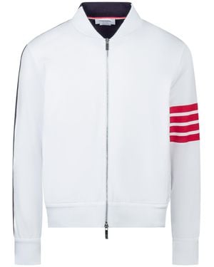 Thom Browne 4 Bar Sweatshirt - White