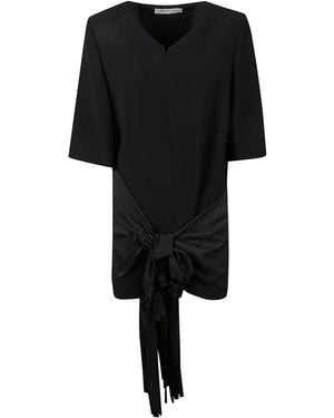 Carven Dress With Bow - Black