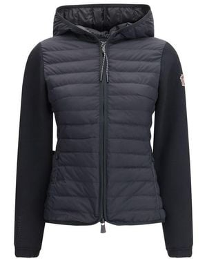 Moncler Polyamide Full-Length Jacket Clothing - Blue