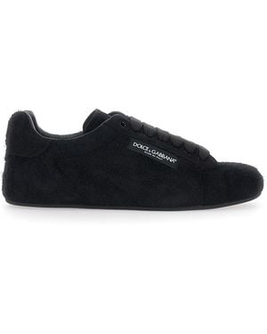 Dolce & Gabbana Trainers Portofino Suede Upper Trainers - Black
