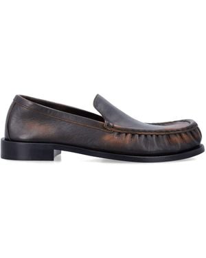 Dries Van Noten Leather Loafer - Black
